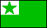 Esperanto-Logo: gr�ner Stern